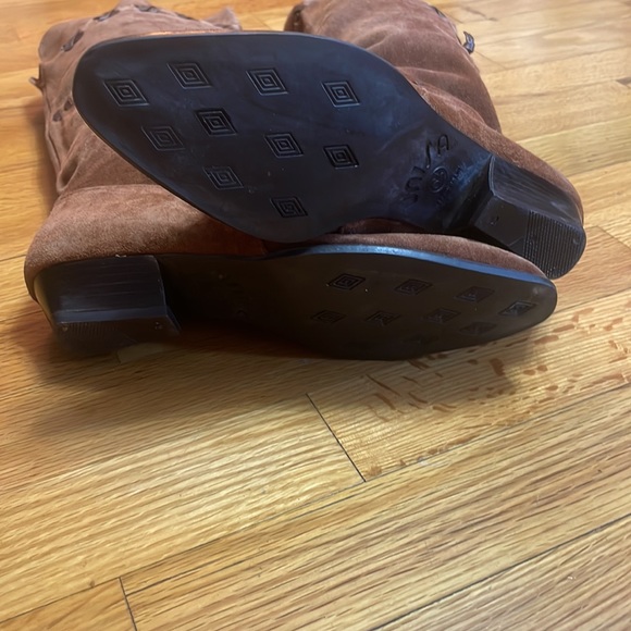 Vintage Unisa Brazilian Made Suede Boots Size:6.5 - Picture 4 of 6